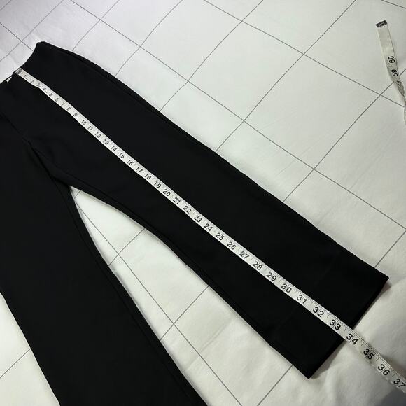 Vince Leggings Womens Medium Black Pull On Classic Stretch Ponte Knit Minimalist - Picture 11 of 12